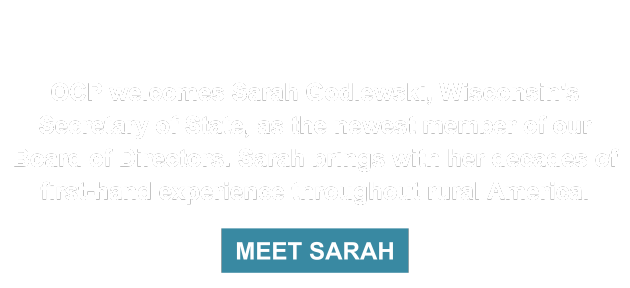 Sarah joins the board